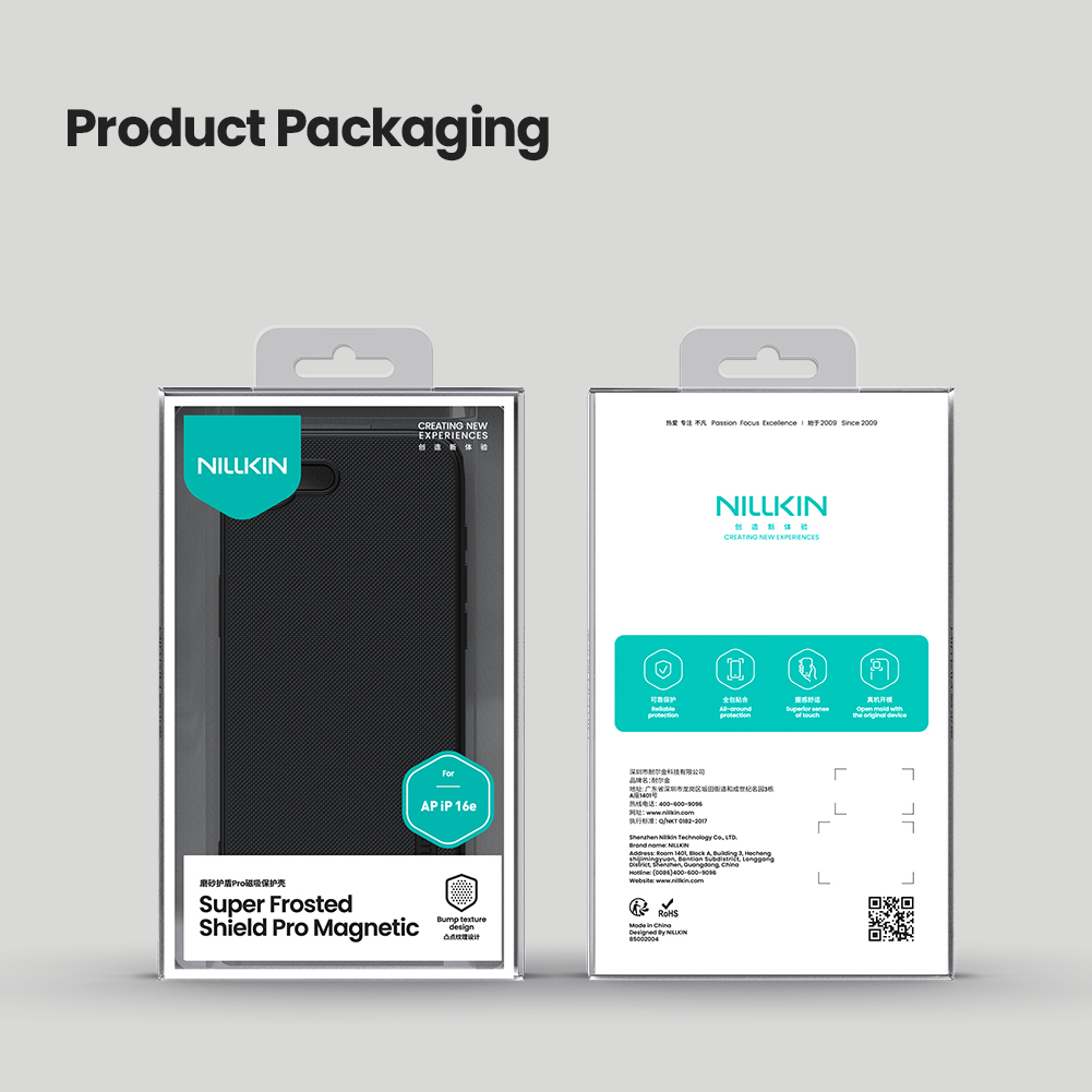 Nillkin Super Frosted PRO Magnetic Zadní Kryt pro Apple iPhone 16e Black
