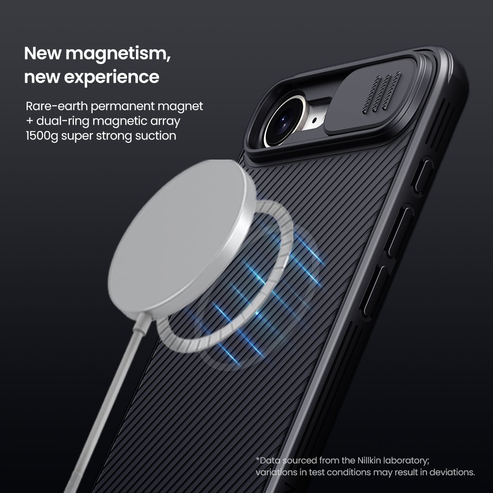 Nillkin CamShield PRO Magnetic Zadní Kryt pro Apple iPhone 16e Black