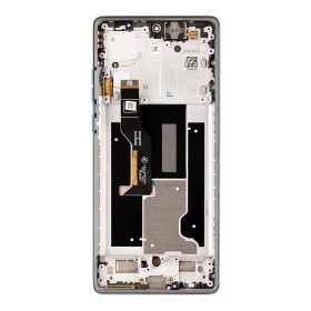 LCD display + dotyková doska + predný kryt pre Motorola Edge 50 Fusion, forest blue (Service Pack)