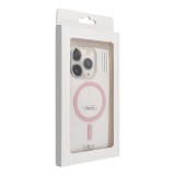 Drop Glue Colorful Ring Mag Cover compatible with MagSafe for IPHONE 14 pink