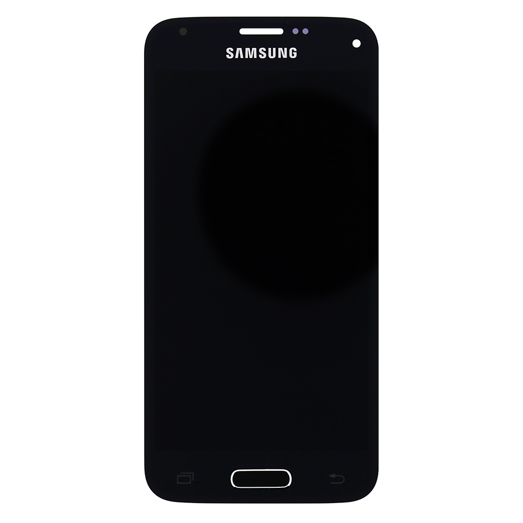 LCD Display + Dotyková Deska + Predný Kryt pre Samsung G800 Galaxy S5 mini Black