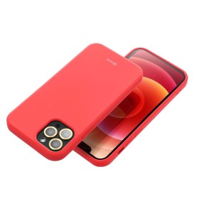 Zadný silikónový kryt ROAR case COLORFUL JELLY pre Apple iPhone 16e, peach pink