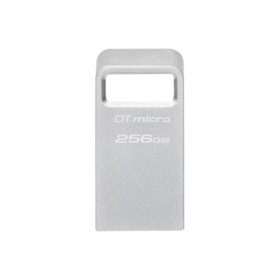 Kingston DataTraveler Micro 256GB USB-A 3.2 Gen 1 strieborná