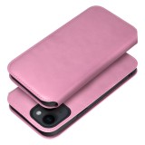 DUAL POCKET Book case for XIAOMI Redmi Note 14 4G light pink