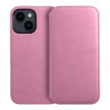 DUAL POCKET Book case for XIAOMI Redmi Note 14 4G light pink