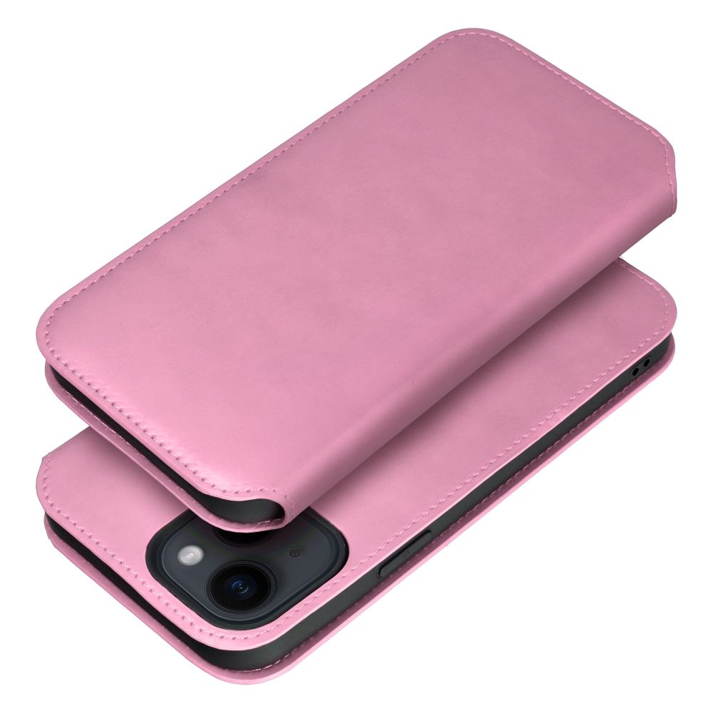 DUAL POCKET Book case for XIAOMI Redmi Note 14 4G light pink
