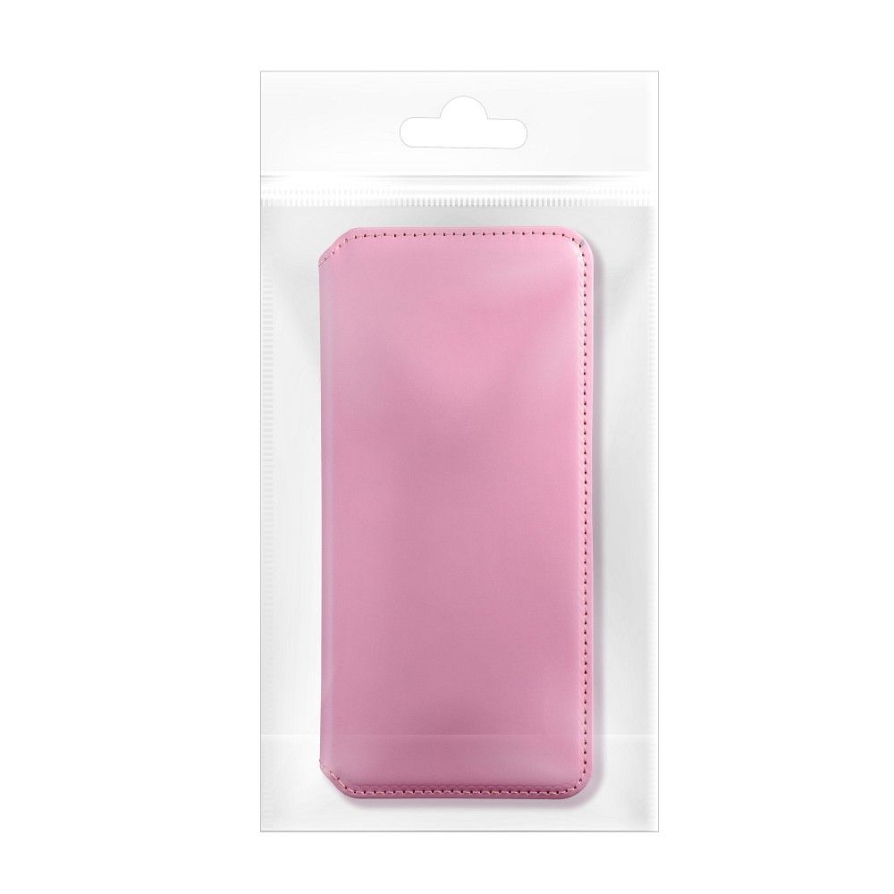 DUAL POCKET Book case for XIAOMI Redmi Note 14 4G light pink
