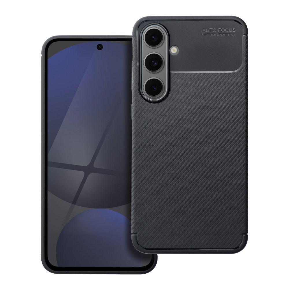 Case CARBON PREMIUM for SAMSUNG S24 FE black