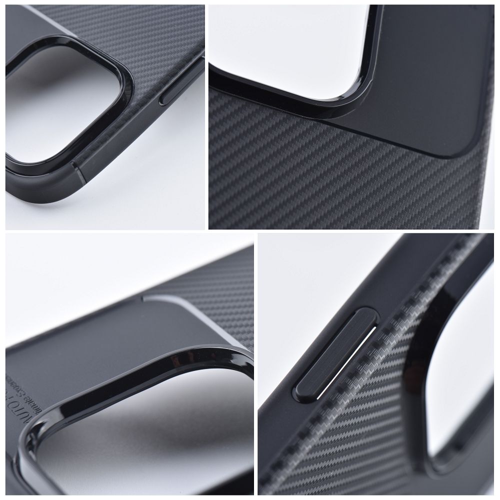 Case CARBON PREMIUM for IPHONE 13 black