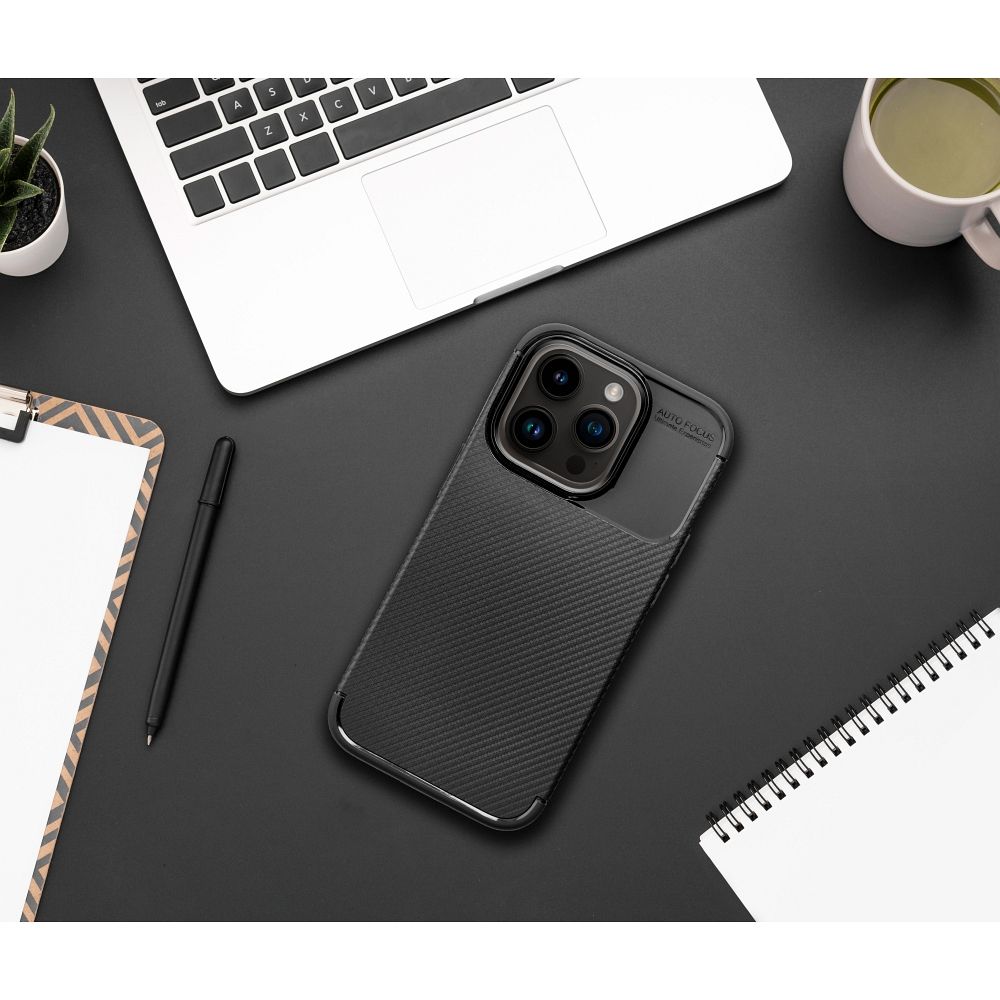 Case CARBON PREMIUM for IPHONE 13 black