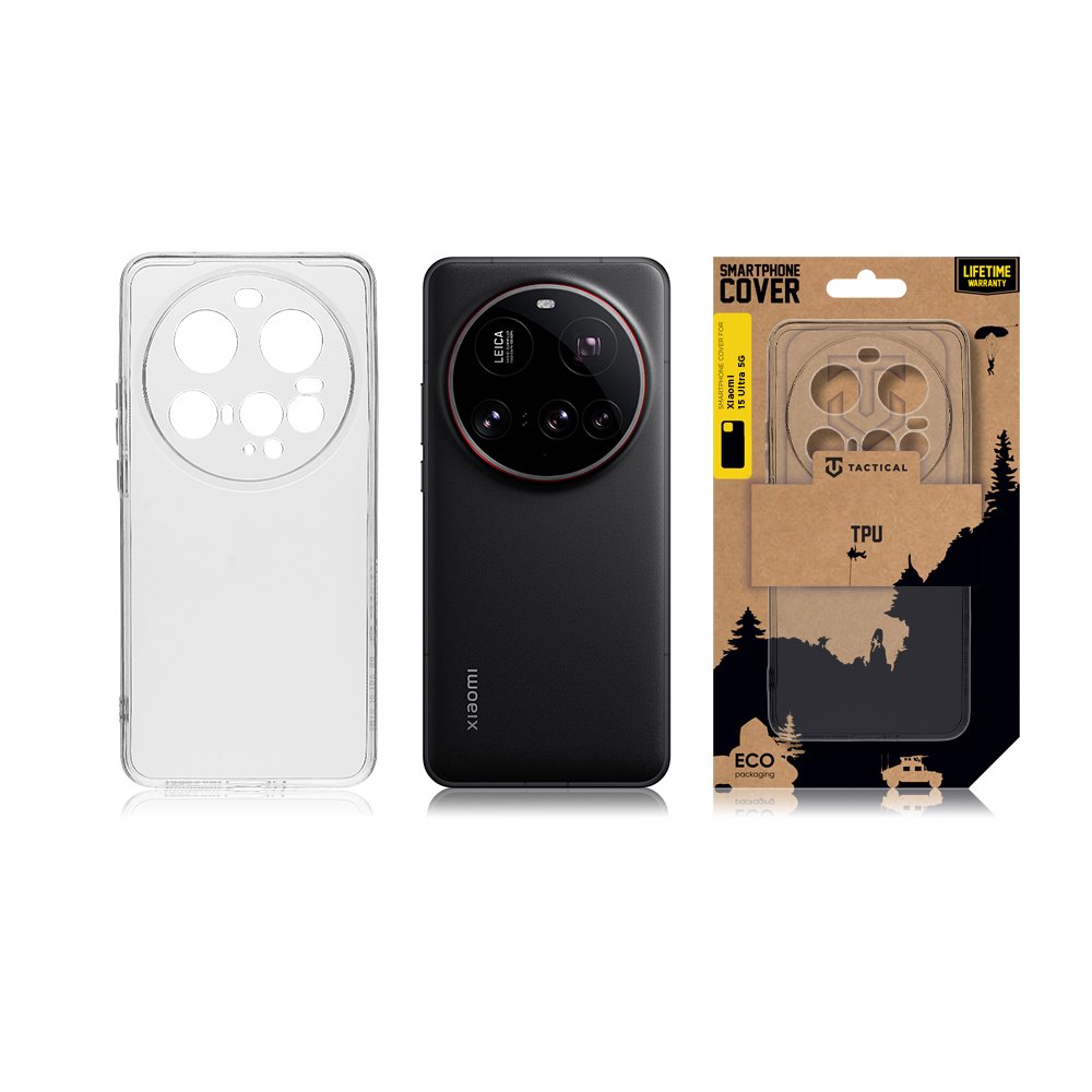 Tactical TPU Kryt pro Xiaomi 15 Ultra 5G Transparent