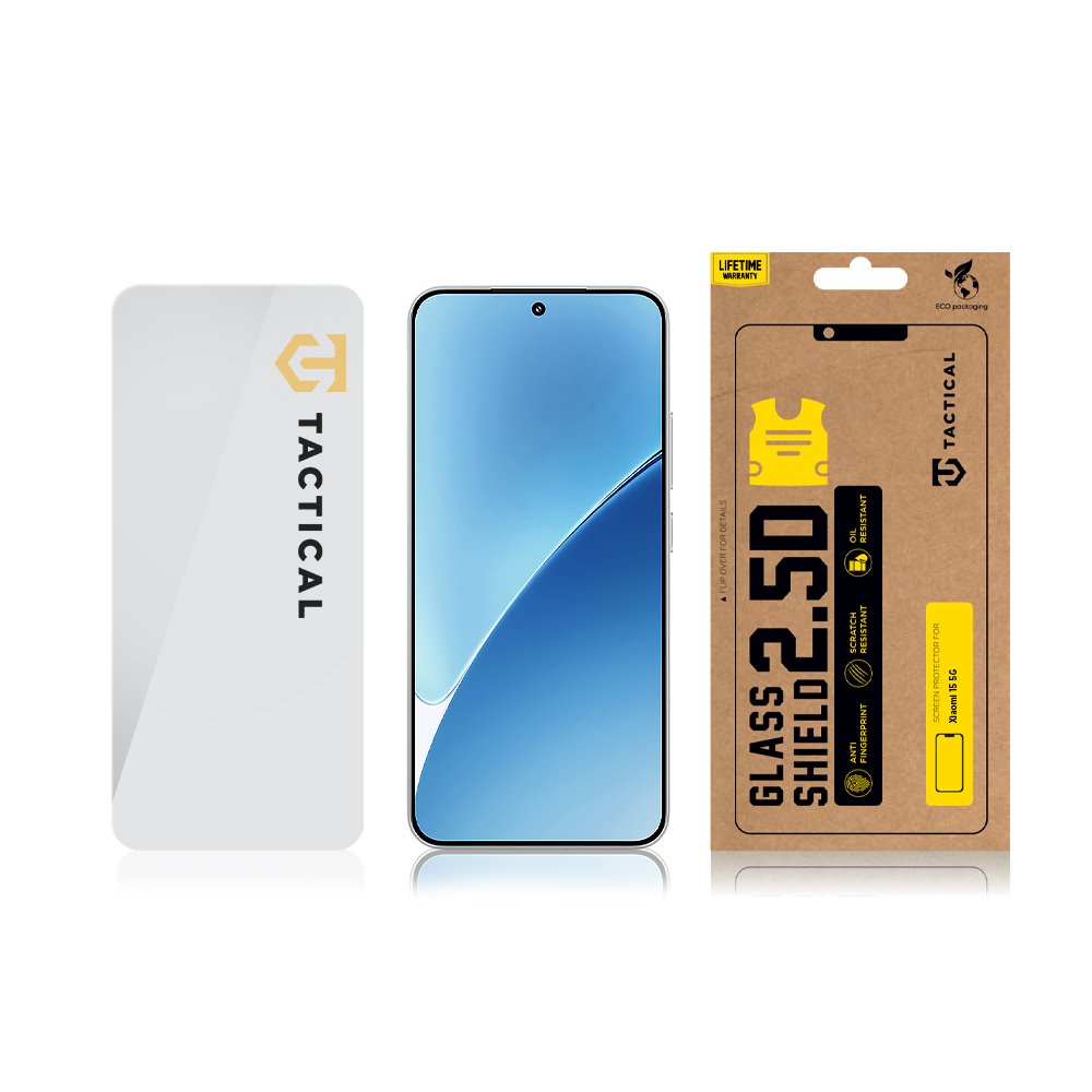 Tactical Glass Shield 2.5D sklo pro Xiaomi 15 5G Clear