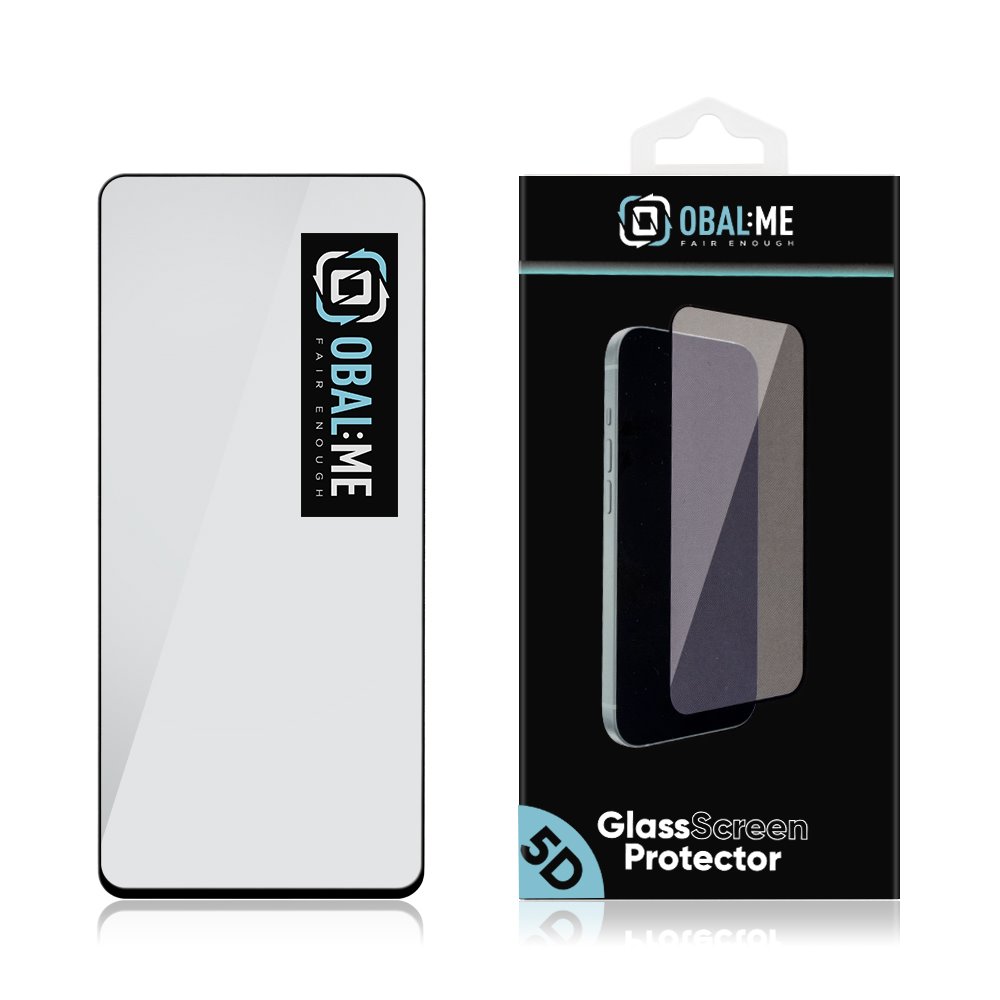 OBAL:ME 5D Tvrzené Sklo pro Motorola G05/E15 Black