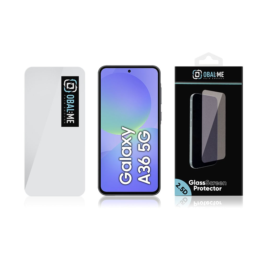 OBAL:ME 2.5D Tvrzené Sklo pro Samsung Galaxy A36 5G Clear
