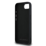 Karl Lagerfeld 3D Rubber Karl and Choupette Zadní Kryt pro iPhone 16e Black