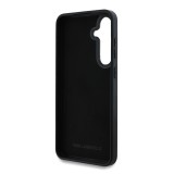 Karl Lagerfeld 3D Rubber Karl and Choupette Zadní Kryt pro Samsung Galaxy S24 FE Black
