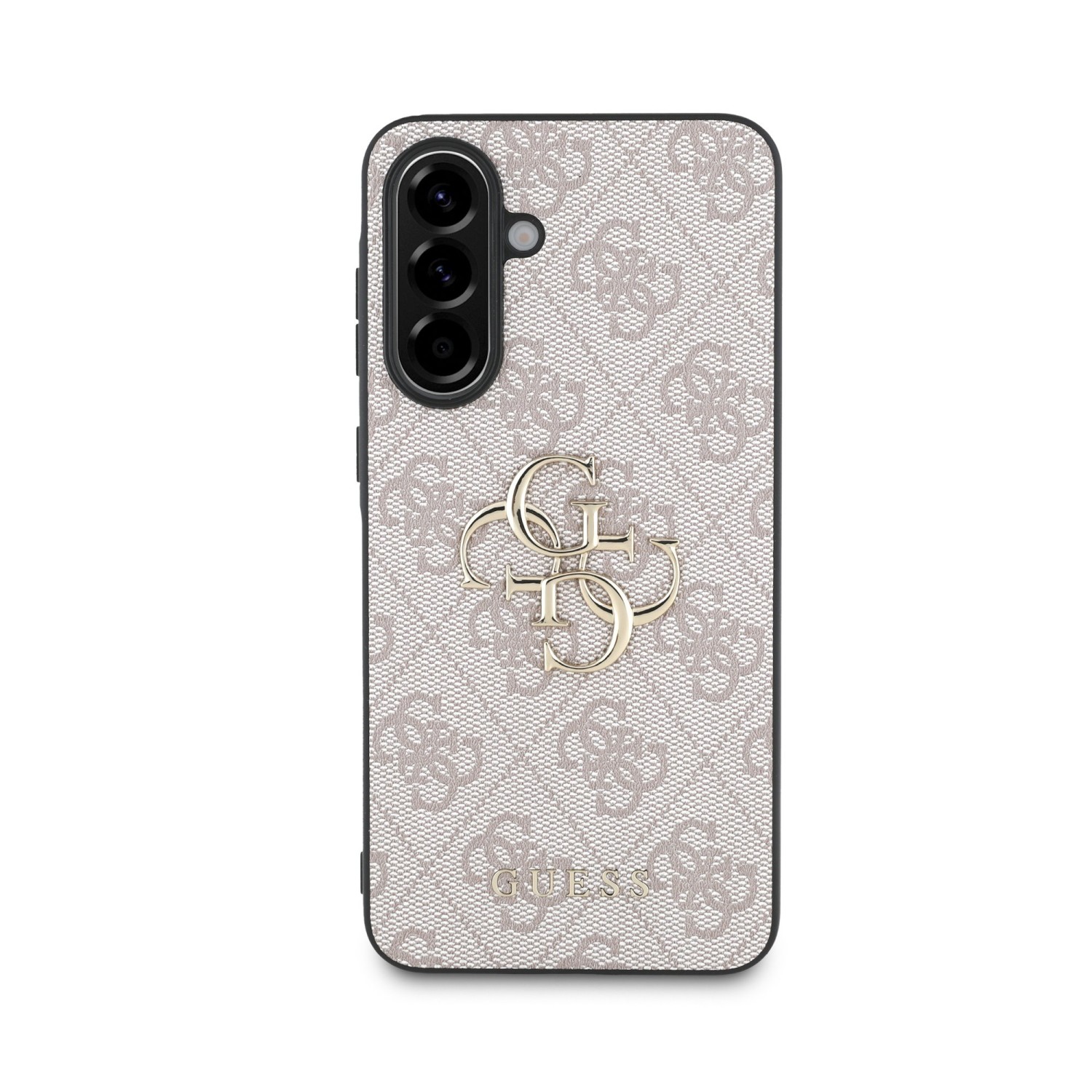 Guess PU 4G Metal Logo Zadní Kryt pro Samsung Galaxy A56 Pink