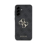 Guess PU 4G Metal Logo Zadní Kryt pro Samsung Galaxy A56 Grey