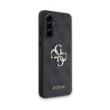 Guess PU 4G Metal Logo Zadní Kryt pro Samsung Galaxy A56 Grey