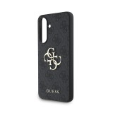 Guess PU 4G Metal Logo Zadní Kryt pro Samsung Galaxy A56 Grey