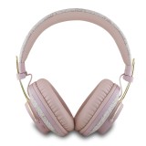 Guess PU 4G Metal Logo ENC Bezdrátová Sluchátka Pink