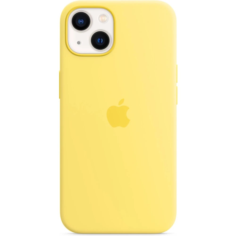 MN623ZM/A Apple Silikonový Kryt vč. Magsafe pro iPhone 13 Lemon Zest