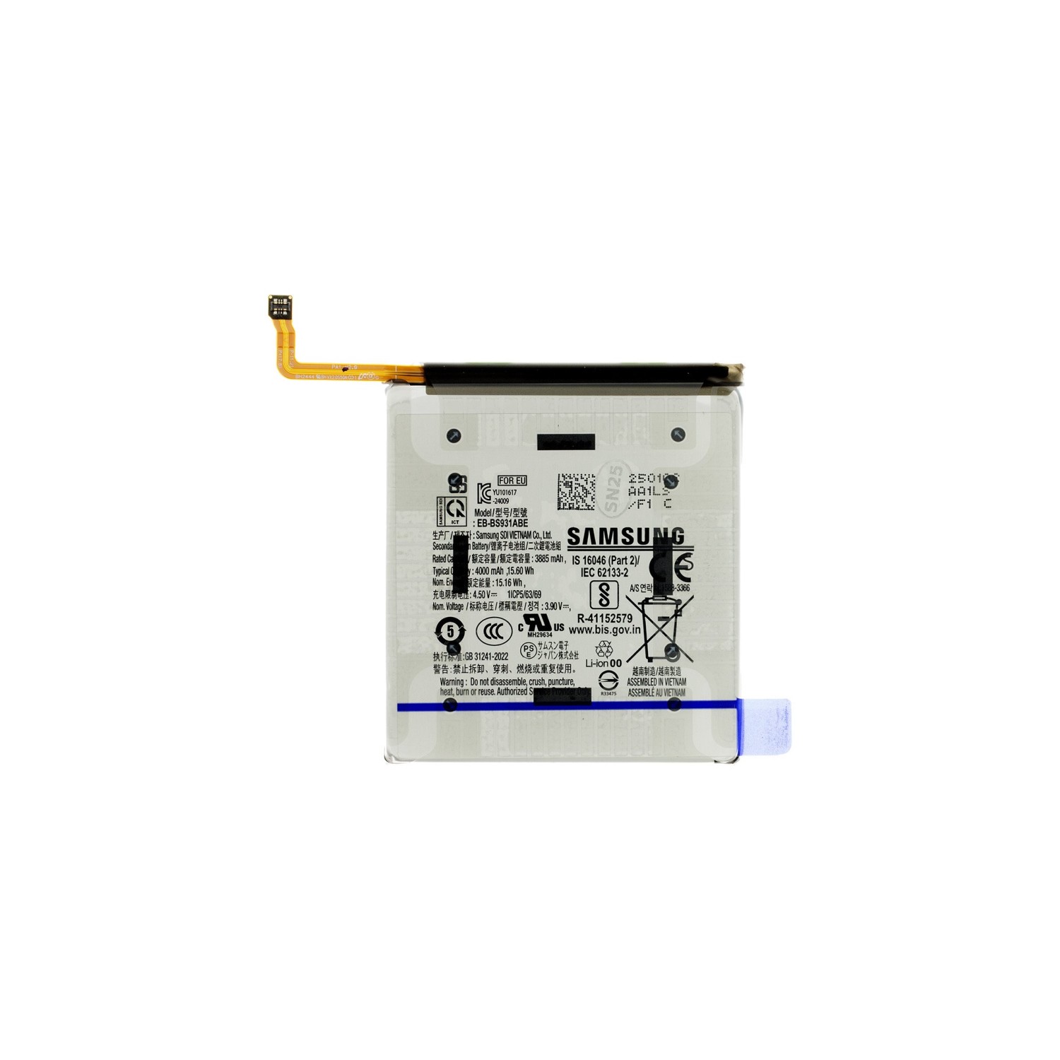 EB-BS931ABE Samsung Baterie Li-Ion 4000mAh (Service Pack)