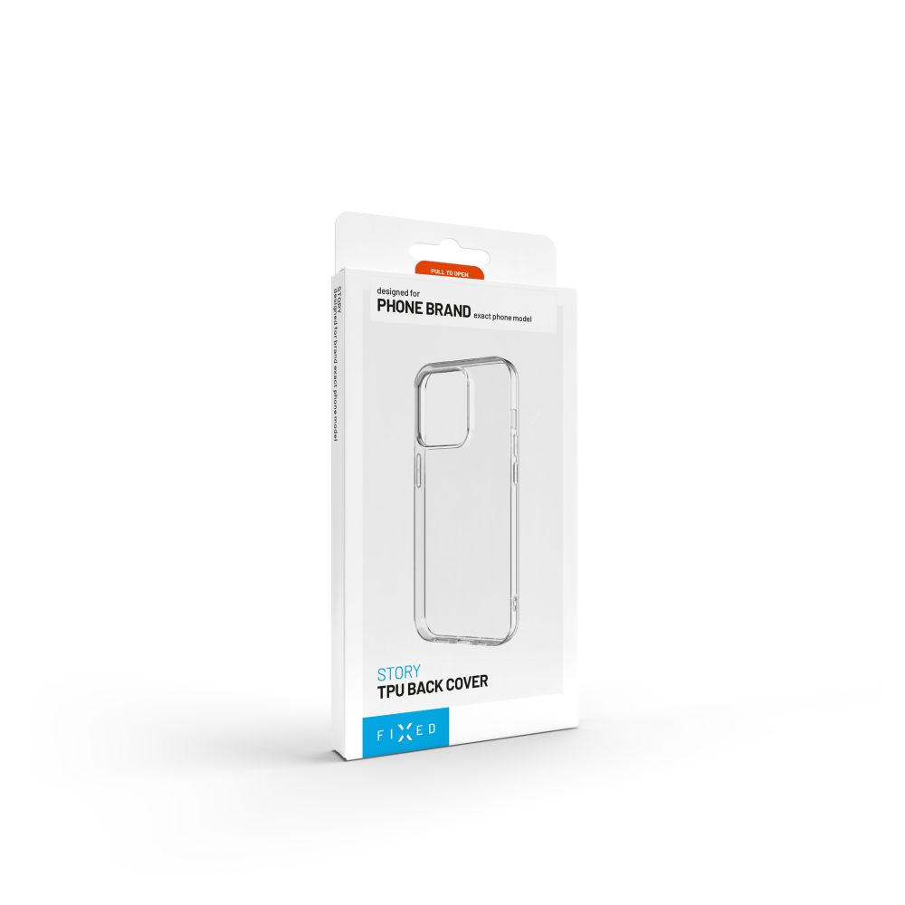 TPU gelový kryt FIXED Story pro Infinix Note 50 Pro, čirý
