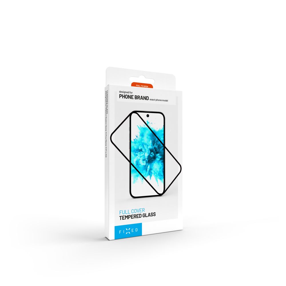 Tvrzené sklo FIXED Full-Cover pro Realme 14 Pro Lite 5G, černá