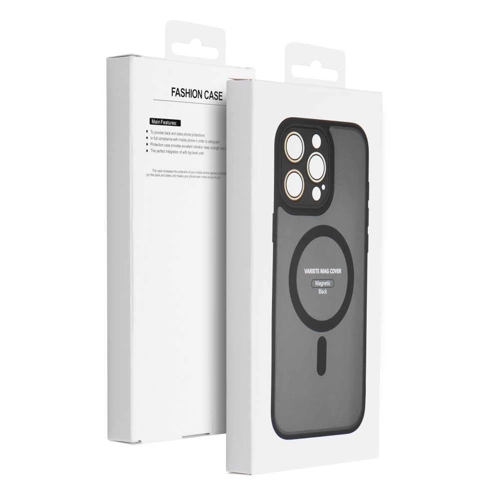 VARIETE MAG COVER Case compatible with MagSafe for IPHONE 16 PRO MAX black