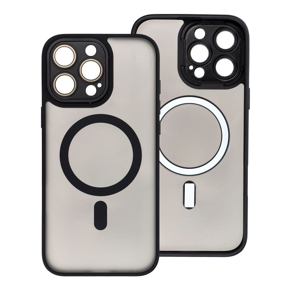 VARIETE MAG COVER Case compatible with MagSafe for IPHONE 15 PRO MAX black