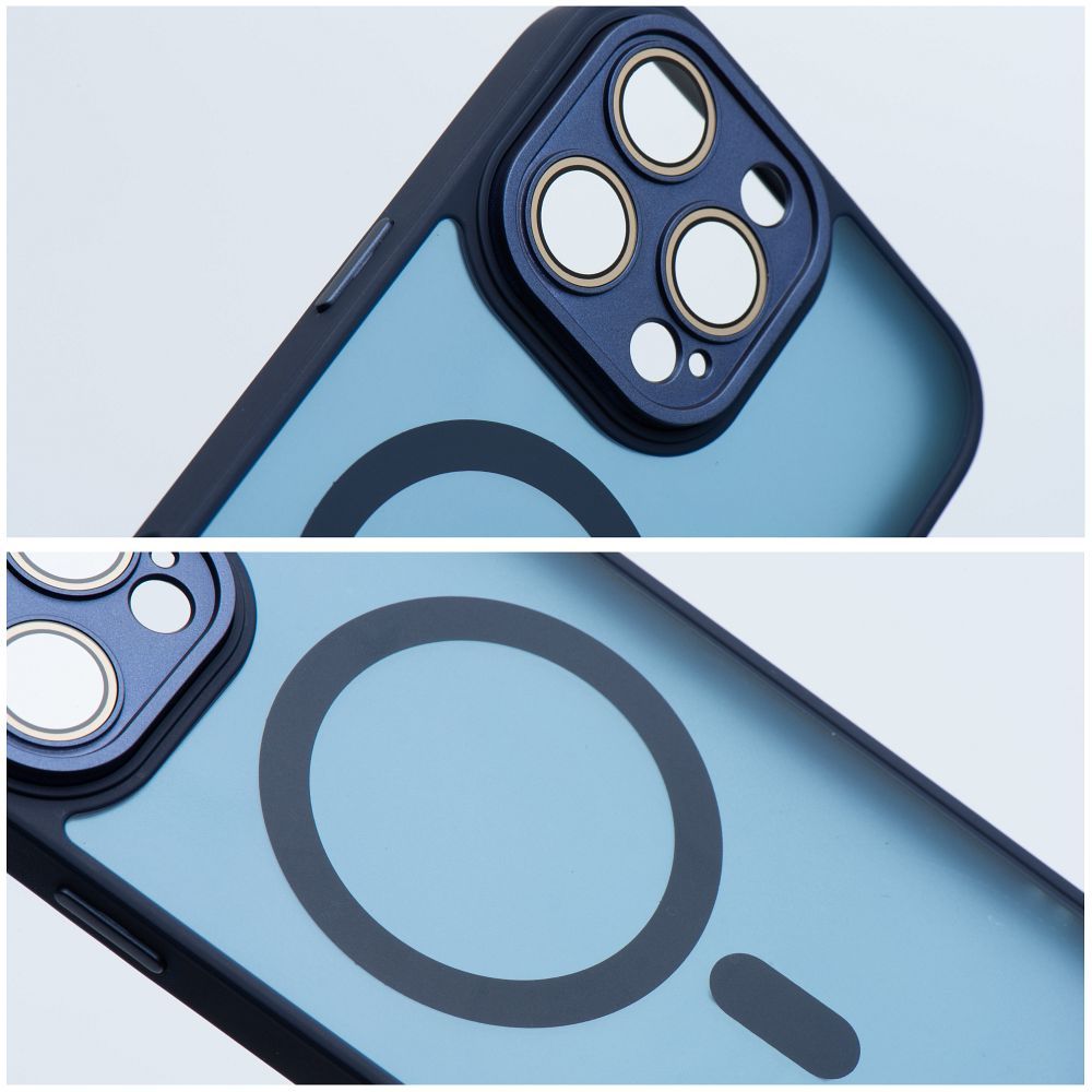 VARIETE MAG COVER Case compatible with MagSafe for IPHONE 13 navy blue