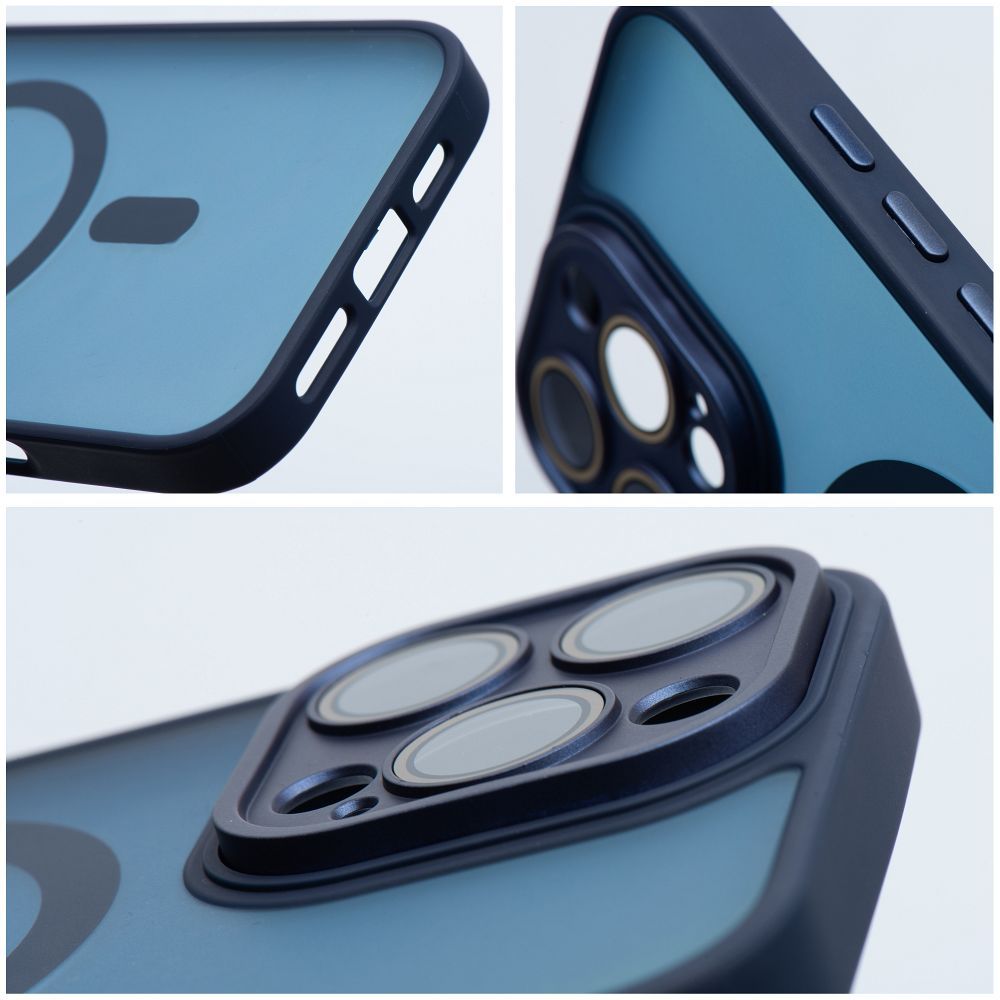 VARIETE MAG COVER Case compatible with MagSafe for IPHONE 13 navy blue