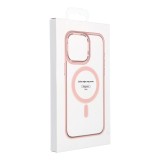 Zadní kryt COLOR EDGE MAG COVER case compatible with MagSafe pro Samsung Galaxy S25, růžová