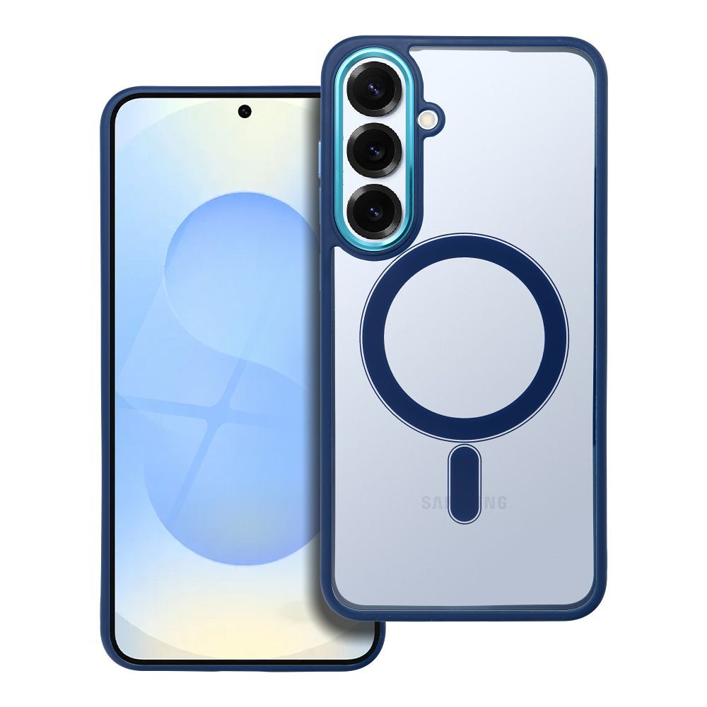 COLOR EDGE MAG COVER case compatible with MagSafe for SAMSUNG S25 PLUS navy blue
