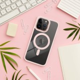 COLOR EDGE MAG COVER case compatible with MagSafe for IPHONE 16 Plus pink