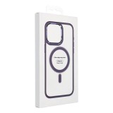 COLOR EDGE MAG COVER case compatible with MagSafe for IPHONE 16 deep purple