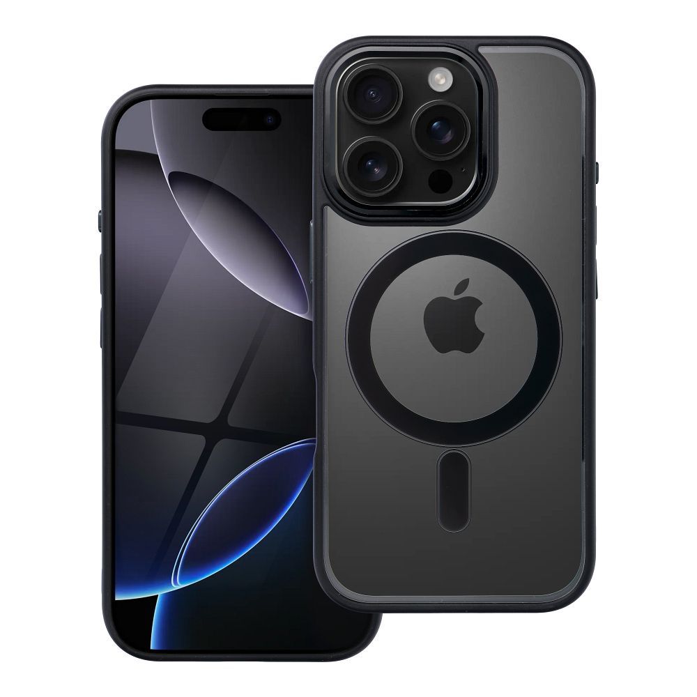 COLOR EDGE MAG COVER case compatible with MagSafe for IPHONE 16 Pro black