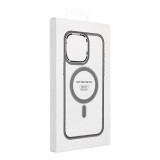 COLOR EDGE MAG COVER case compatible with MagSafe for IPHONE 15 Pro titatnium grey