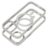 COLOR EDGE MAG COVER case compatible with MagSafe for IPHONE 15 titatnium grey