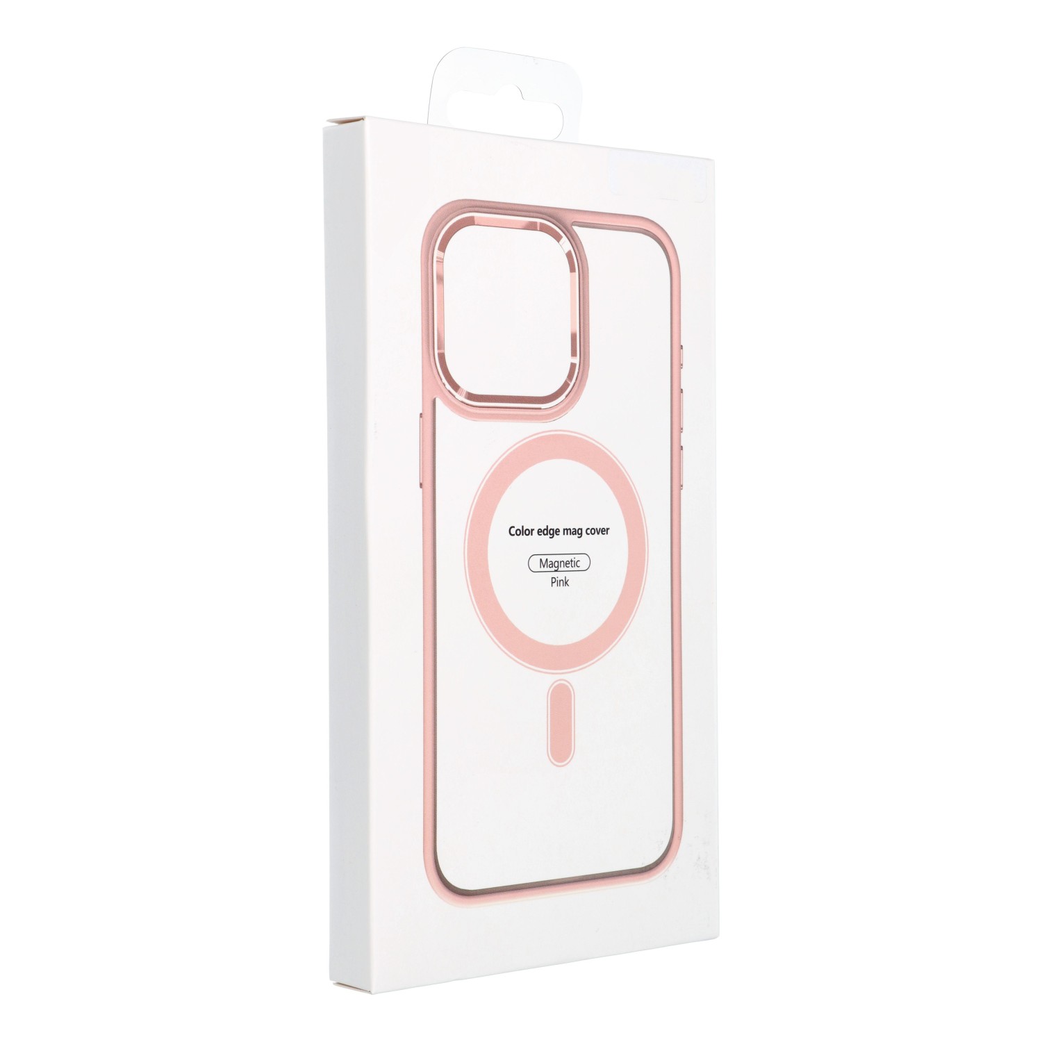 COLOR EDGE MAG COVER case compatible with MagSafe for IPHONE 14 Pro Max pink