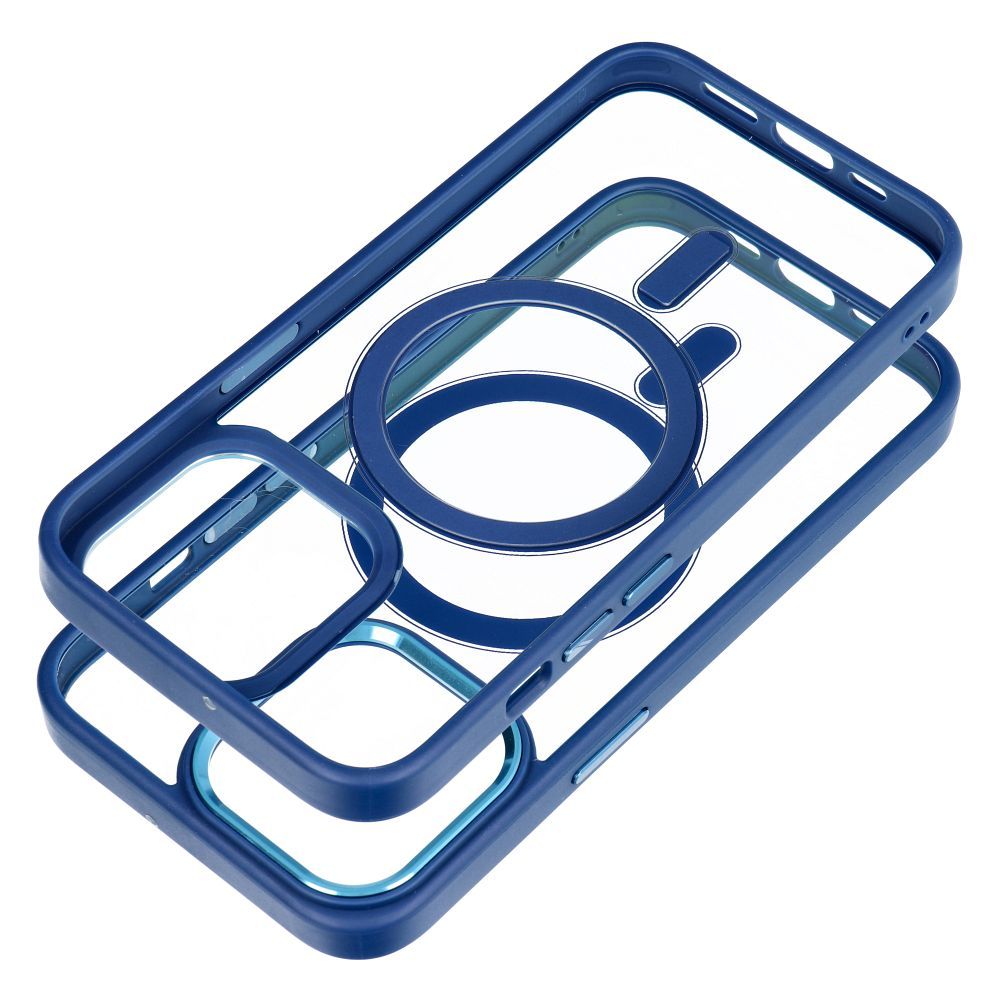 COLOR EDGE MAG COVER case compatible with MagSafe for IPHONE 13 Pro navy blue