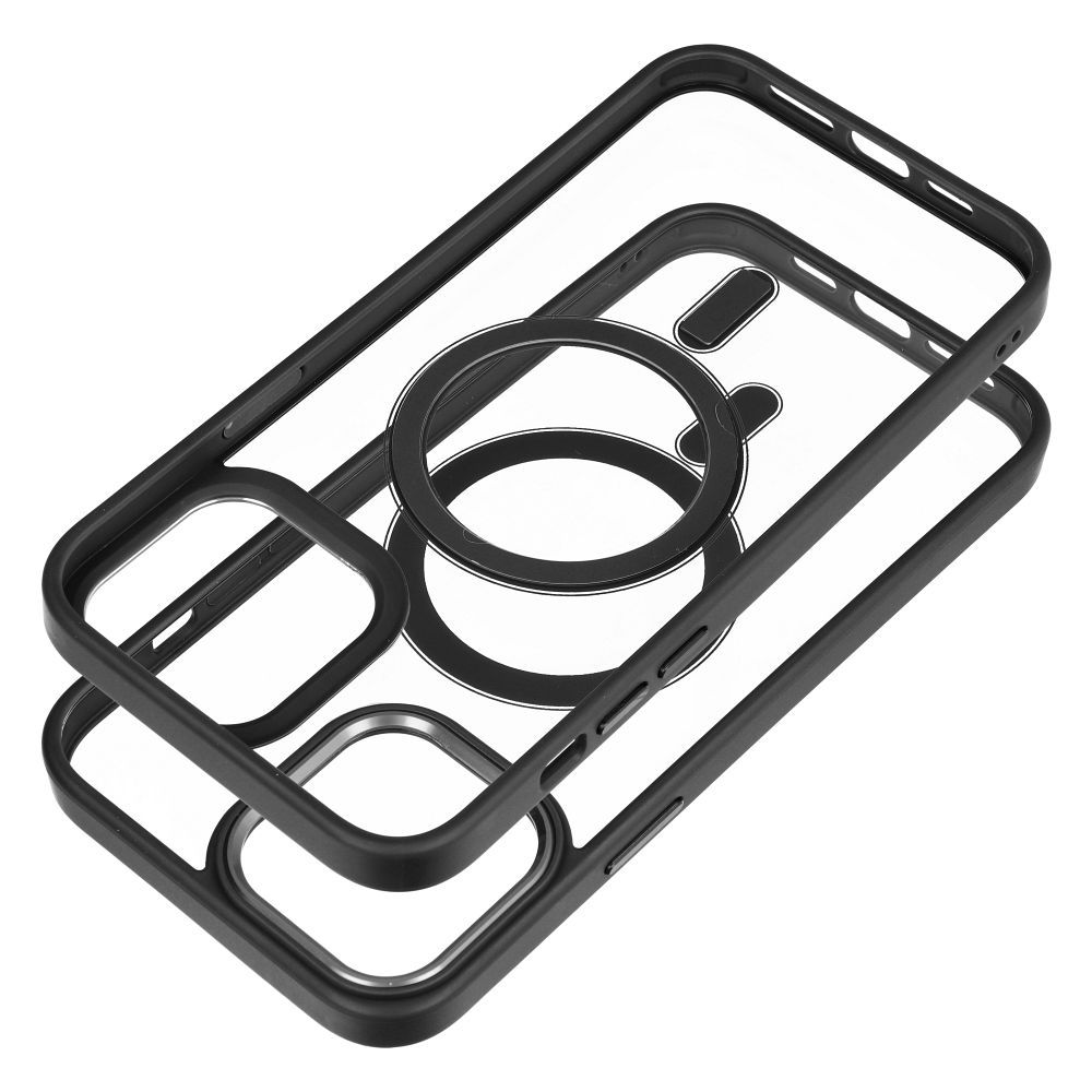 COLOR EDGE MAG COVER case compatible with MagSafe for IPHONE 13 Pro Max black
