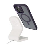 COLOR EDGE MAG COVER case compatible with MagSafe for IPHONE 11 Pro Max deep purple