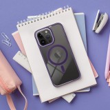 COLOR EDGE MAG COVER case compatible with MagSafe for IPHONE 11 Pro deep purple