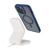 COLOR EDGE MAG COVER case compatible with MagSafe for IPHONE 15 Plus navy blue