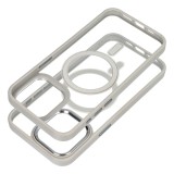 COLOR EDGE MAG COVER case compatible with MagSafe for IPHONE 15 Pro Max titatnium grey