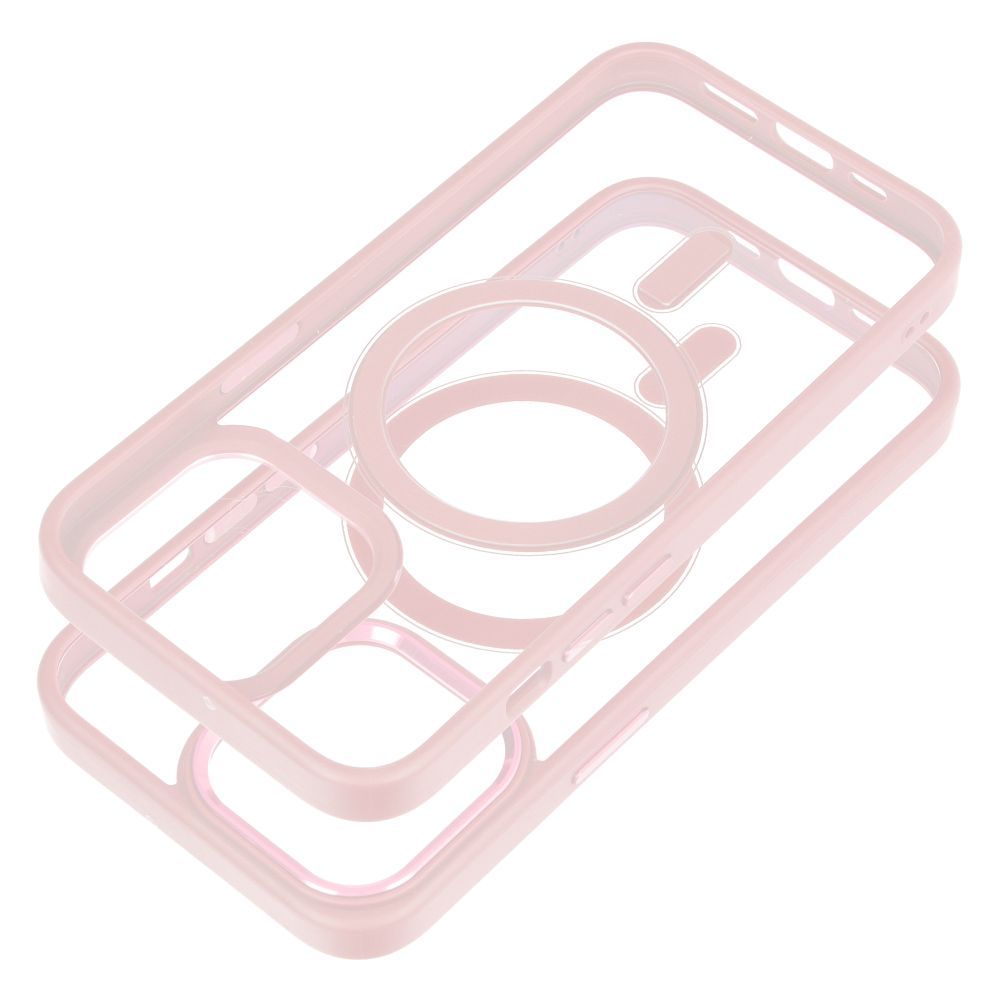 COLOR EDGE MAG COVER case compatible with MagSafe for IPHONE 13 Pro pink