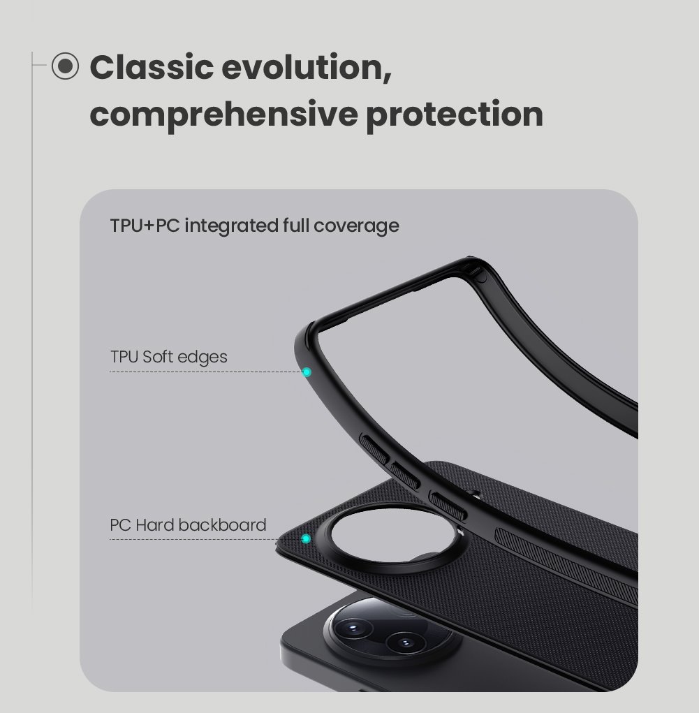 Nillkin Super Frosted PRO Magnetic Zadní Kryt pro Poco F7 Pro Black