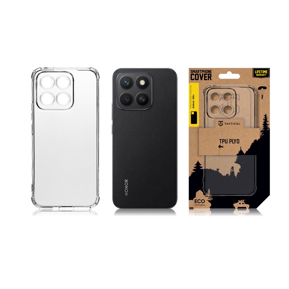 Tactical TPU Plyo Kryt pro Honor X8c Transparent 